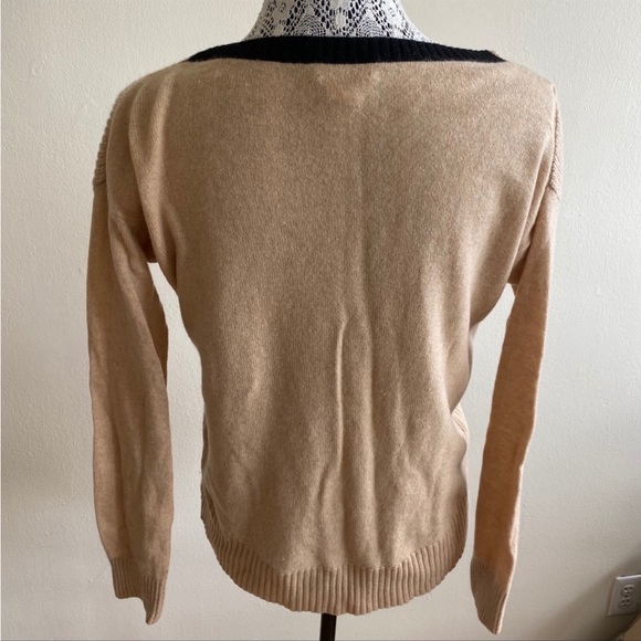 Club Monaco 100% Cashmere Came Brown Sweater Sz S - Picture 2 of 4